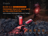 Fenix BC05R V2.0 USB-C rechargeable bicycle tail light 