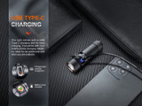 Fenix E18R V2.0 Mini 1200 lumen USB-C rechargeable EDC torch