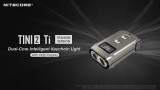 Nitecore TINI2 Ti 500 lumen USB-C rechargeable titanium keychain light