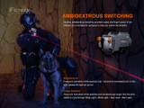 Fenix GL22 Lightweight 750 lumen & Red Laser Rail-mounted Light
