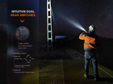 Fenix WF26R 3000 lumens 450m throw rechargeable torch with charging dock