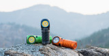 Olight Perun 2 Mini 1100 lumen right-angle torch and headlamp