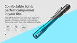 Wuben E19 High CRI 200 lumen warm white output AAA pen light