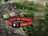 Fenix HL16 Lightweight 450 lumen AAA powered running headlamp