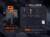 Fenix PD40R V3.0 Rotary Switch 3000 lumen rechargeable torch