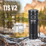 ThruNite T1S V2 Mini 1212 lumen USB-C rechargeable LED torch