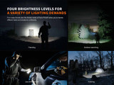 Fenix PD32R Compact 1400 lumen 344m throw rechargeable torch