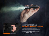 Fenix PD32R Compact 1400 lumen 344m throw rechargeable torch