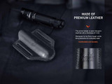 Fenix ALP-20 Leather torch holster