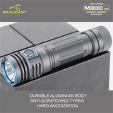 Skilhunt M300 V2 Pocket sized 3000 lumen magnetic rechargeable torch