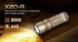 AceBeam X20-R 10000 Lumen 645m Throw Tactical USB-C Torch