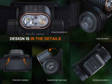 Fenix HM55R 1200 Lumen Lightweight Multi-LED Rechargeable Headlight