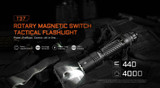 AceBeam T37 4000 Lumen 440m Throw Tactical Torch