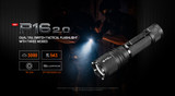 AceBeam Defender P16 V2.0 3000 Lumen Tactical LED Torch