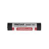 Weltool INR26-110 rechargeable lithium-ion battery, 11000mAh, 3.6V, 39.6Wh, front view.