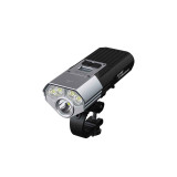 Fenix BC45R 3300 lumens rechargeable bike light, front-side view with handlebar mount.