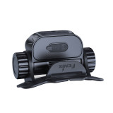 Rear view of the Fenix HM65R V2.0 headlamp unit, showing the mount and battery compartment.