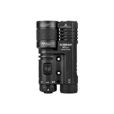 Acebeam Terminator M1 2.0 - 1.6km Zoomable LEP Spotlight and LED Floodlight with Red, top view.