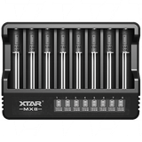 XTAR MX8 - 8-Slot Smart Battery Charger for Li-ion and NiMH Batteries