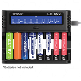XTAR L8 Pro - Smart Battery Charger for 1.2V NiMH and 1.5V Li-ion AA/AAA Batteries