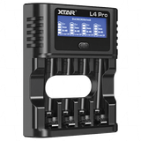 XTAR L4 Pro - Smart Battery Charger for 1.2V NiMH and 1.5V Li-ion AA/AAA Batteries