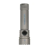 Acebeam E75 Titanium - Limited Edition Compact USB-C Rechargeable LED Torch in a stonewashed titanium finish.