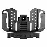 Fenix ALG-04 V2.0 Headlamp Helmet Attachment shown from the front, highlighting its robust design and branding.