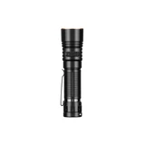 Fenix E40R - 5000 Lumen Rechargeable EDC Torch side profile view showing the full length and clip.
