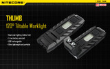 Nitecore Thumb USB rechargeable compact LED work light