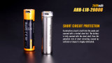 Fenix ARB-L18 2600U USB Rechargeable 18650 Lithium-ion Battery