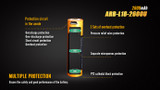 Fenix ARB-L18 2600U USB Rechargeable 18650 Lithium-ion Battery