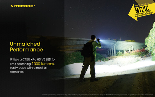 Nitecore MT21C 90 degree adjustable LED torch