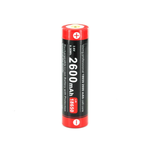 Klarus 18650UR26 2600mAh USB rechargeable li-Ion battery