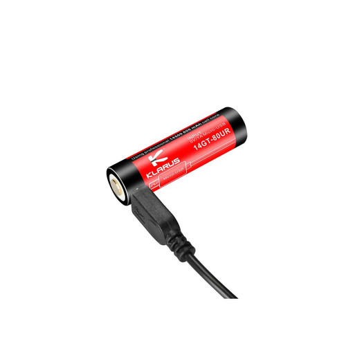 Klarus 14GT-80UR 14500 li-ion USB rechargeable battery Klarus 14GT-80UR 14500 li-ion USB rechargeable battery