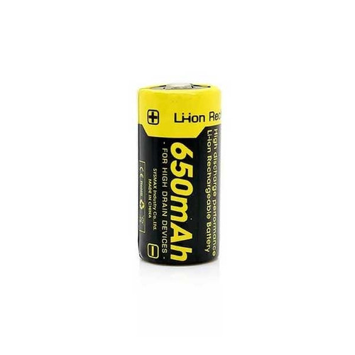 Nitecore NL166 RCR123A 650mAh Li-ion battery