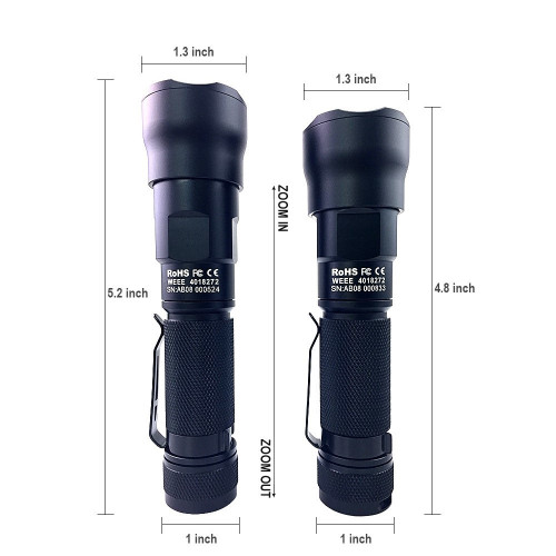 Wowtac A3S Zoomable 1000 lumen adjustable focus LED torch