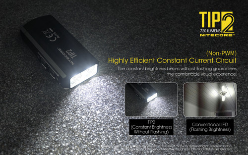 Nitecore TIP 2 Dual-core 720 lumens Magnetic keychain light