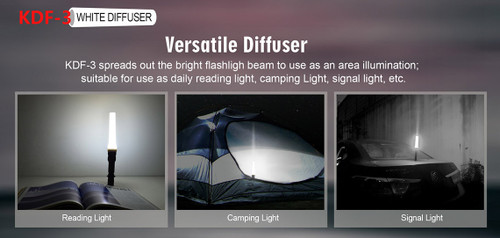 Klarus KDF-3 Versatile 41mm white diffuser