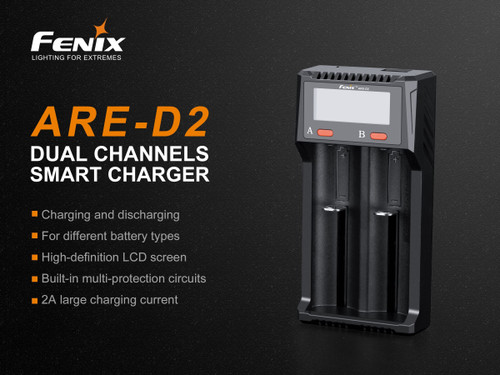 Fenix ARE-D2 Dual channel smart charger