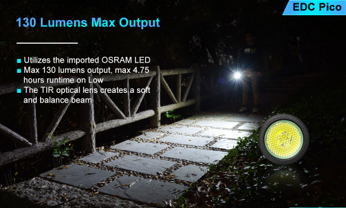 Lumintop EDC Pico USB rechargeable keychain light