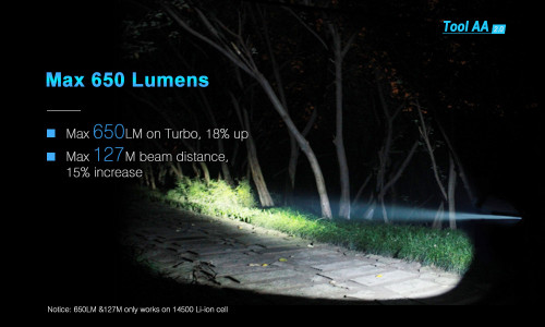 Lumintop Tool AA 2.0 650 lumen mini EDC LED torch