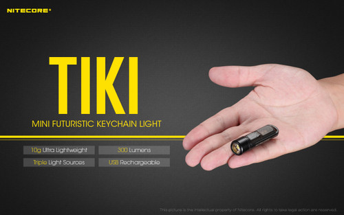 Nitecore TIKI Tiny 300 lumen keychain light