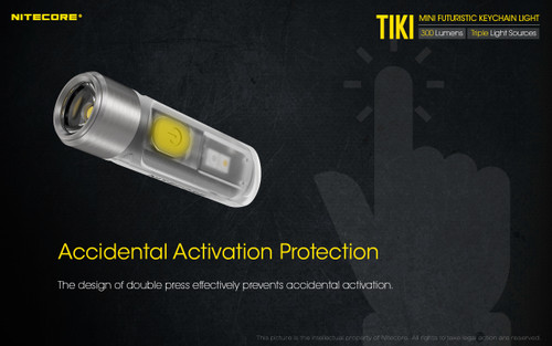 Nitecore TIKI LE Tiny 300 lumen rechargeable keychain and signal light