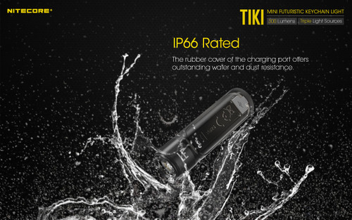 Nitecore TIKI LE Tiny 300 lumen rechargeable keychain and signal light