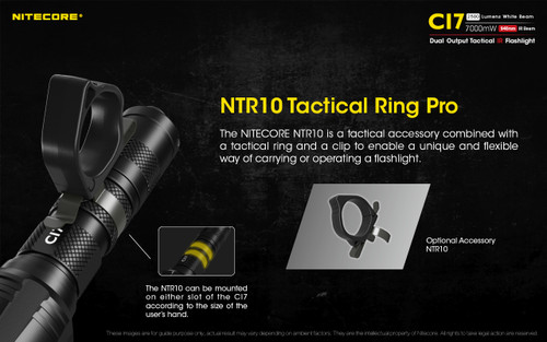 Nitecore CI7 Dual 2500 lumen White and IR LED torch