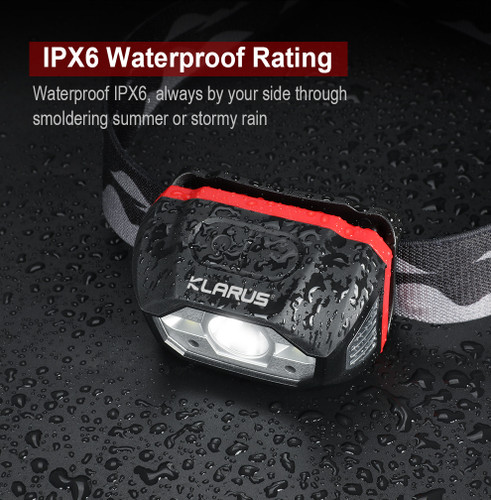 Klarus HM1 Smart-Sensing 440 lumen rechargeable LED headlamp