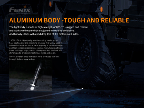 Fenix TK30 White Laser 500 lumen 1.2km throw LEP torch