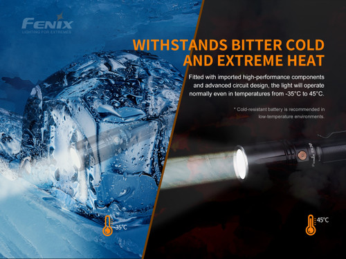 Fenix TK30 White Laser 500 lumen 1.2km throw LEP torch