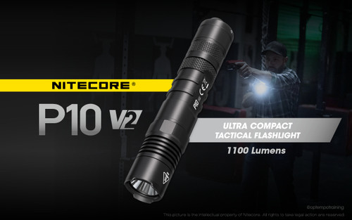Nitecore P10 V2 Compact 1100 lumen tactical LED torch