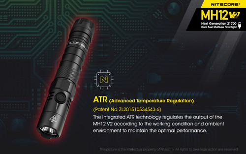 Nitecore MH12 v2 Next Generation 1200 lumen USB-C rechargeable LED torch